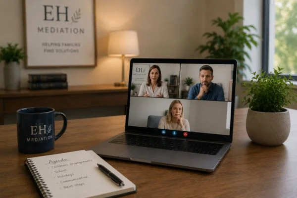 child access mediation Stretford online meeting.